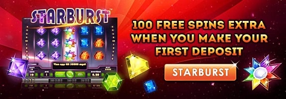 100 Free Spins On Starburst From Cardbet