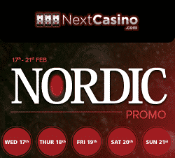 nordic promo at Nextcasino
