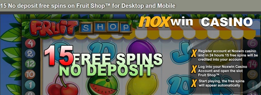15 No Deposit Free Spins