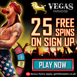free spins from Vegasparadise