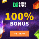 Weekly 500 Free Spins - this week at casino Dozen Spins