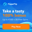 FlipperFlip Casino: 100 Free Spins on 3 Thrilling Games