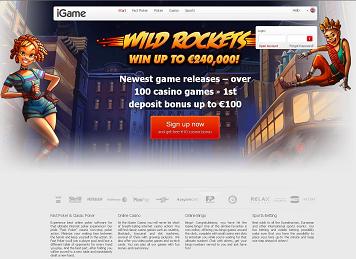 iGame home page