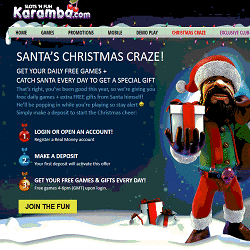 Christmas at Karamba Casino