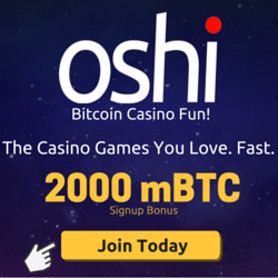 Oshi Casino Free Spins