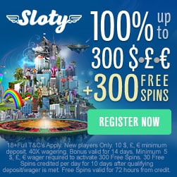 Sloty Casino Promotion