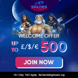 Spades Planet Casino Promotion
